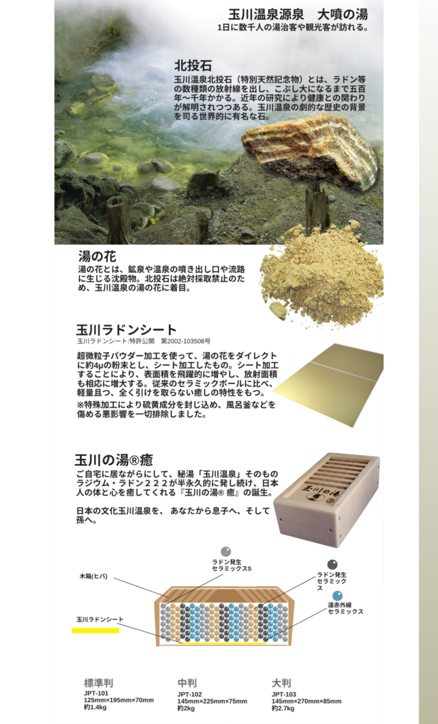 鉱石】玉川温泉 玉川の湯華北投石 自宅で温泉！｜健康用品